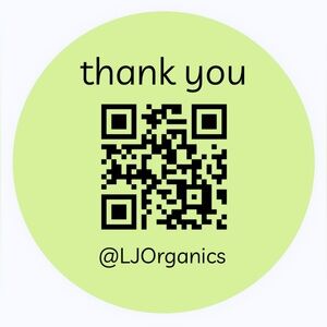 30 CUSTOM STICKERS - 2” ROUND - THANK YOU - W/ YOUR QR CODE & CLOSET NAME